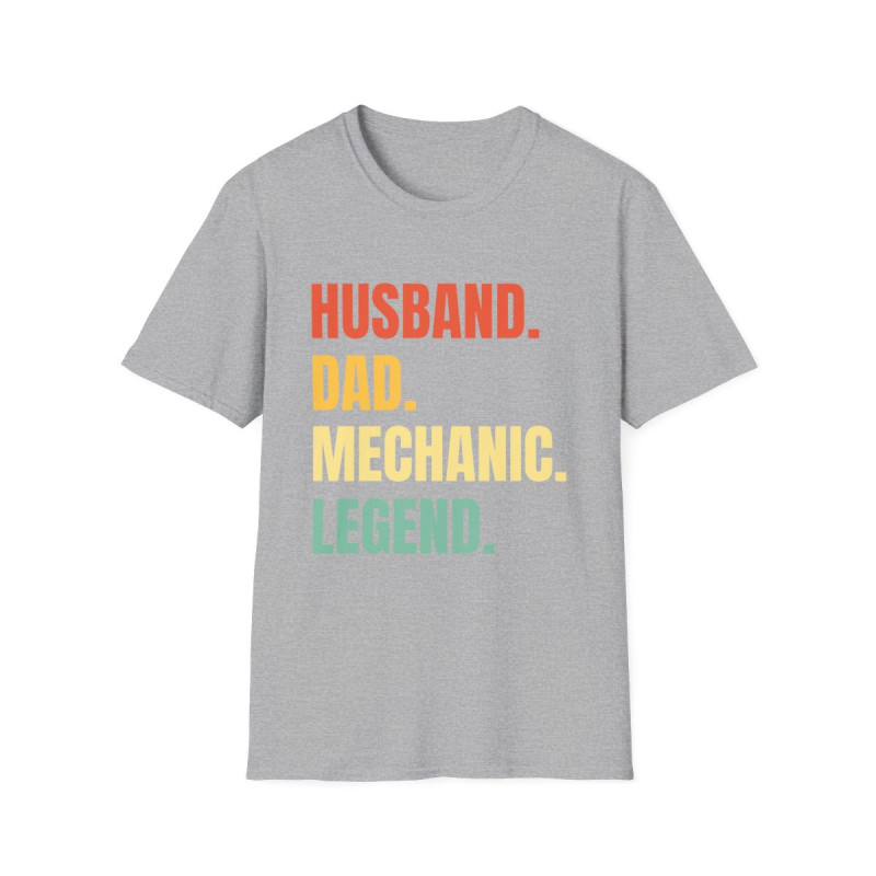 Husband Dad Mechanic Legend Tee