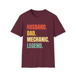 Husband Dad Mechanic Legend Tee