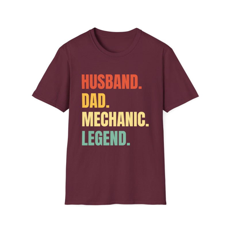 Husband Dad Mechanic Legend Tee