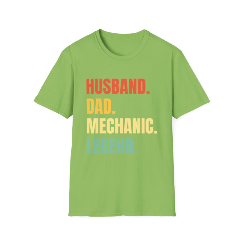 Husband Dad Mechanic Legend Tee