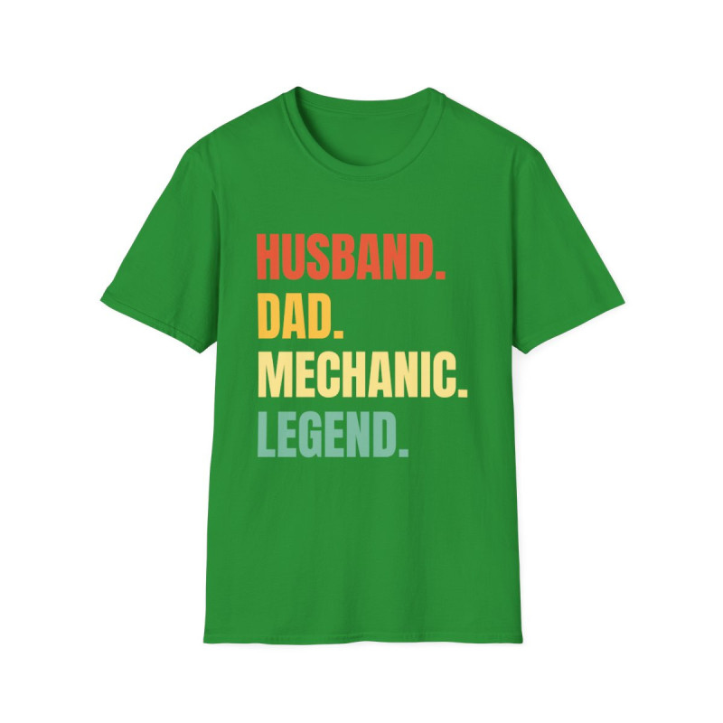 Husband Dad Mechanic Legend Tee