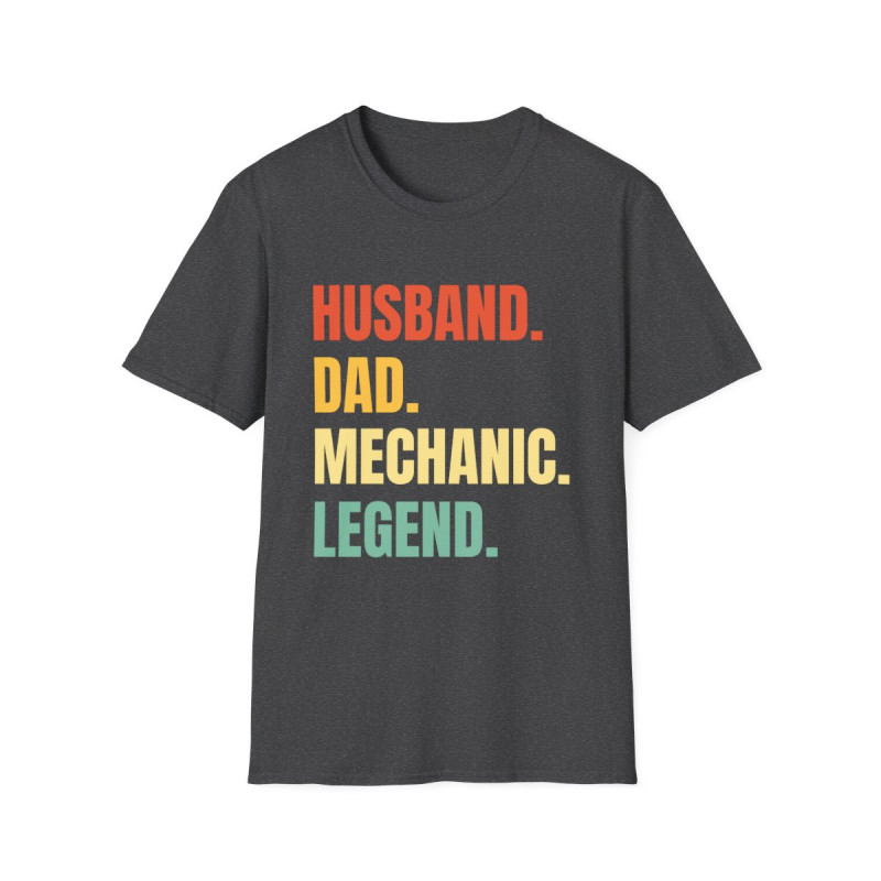 Husband Dad Mechanic Legend Tee