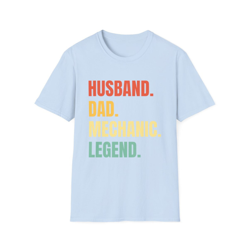 Husband Dad Mechanic Legend Tee