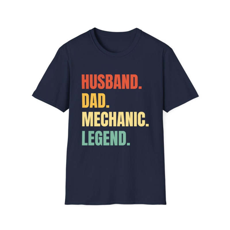 Husband Dad Mechanic Legend Tee