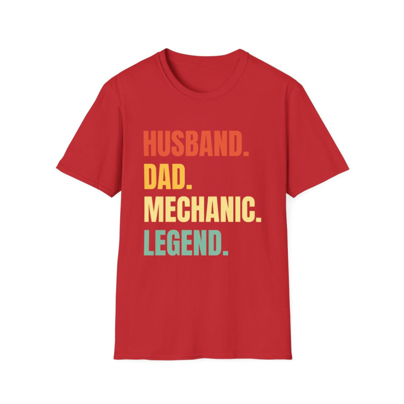 Husband Dad Mechanic Legend Tee