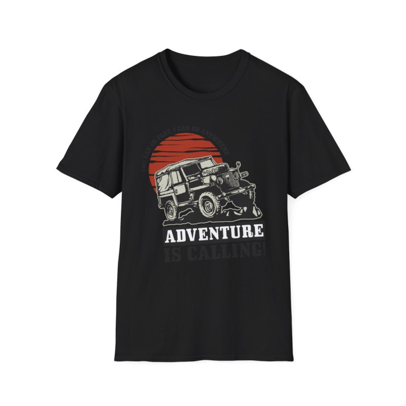 Adventure is Calling Jeep Tee
