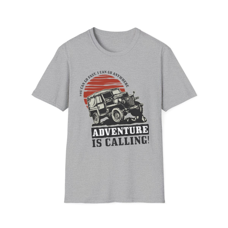 Adventure is Calling Jeep Tee