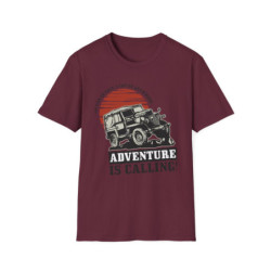 Adventure is Calling Jeep Tee