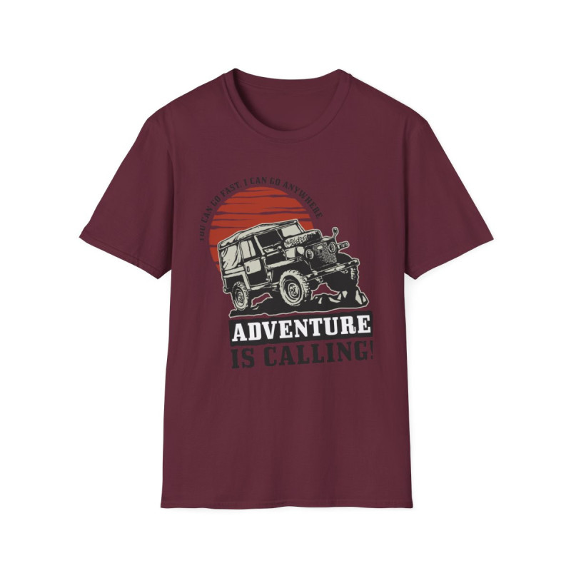 Adventure is Calling Jeep Tee