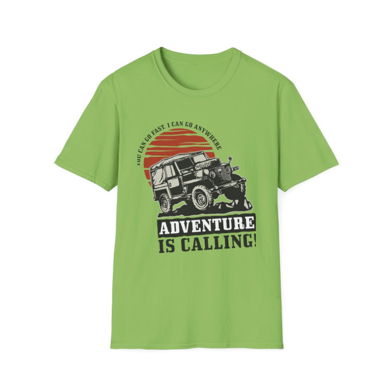 Adventure is Calling Jeep Tee