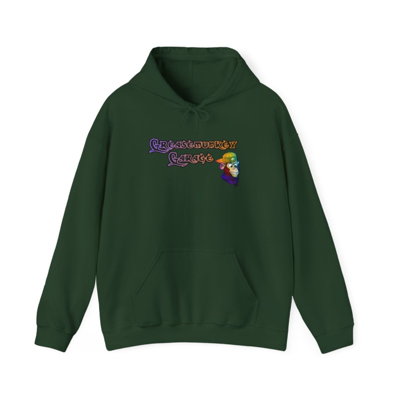 GreaseMunkey Garage Unisex Heavy Blend Hoodie