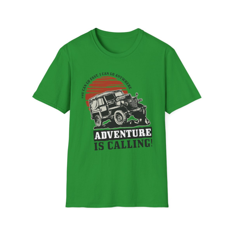 Adventure is Calling Jeep Tee