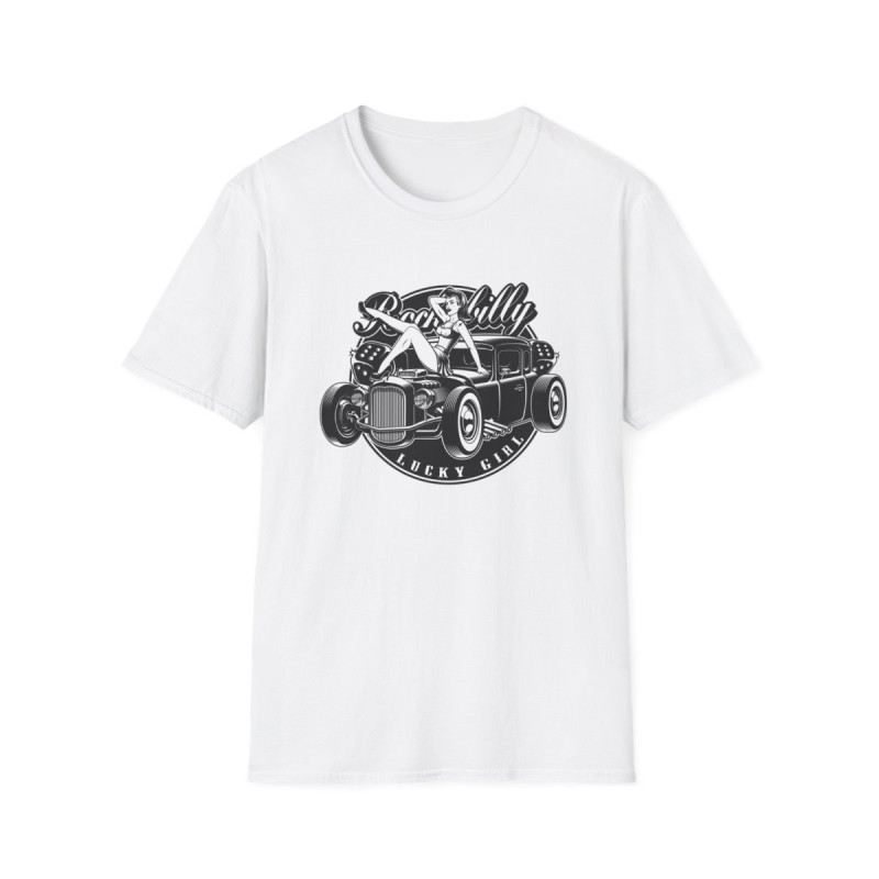 Lucky Girl Rockabilly Tee