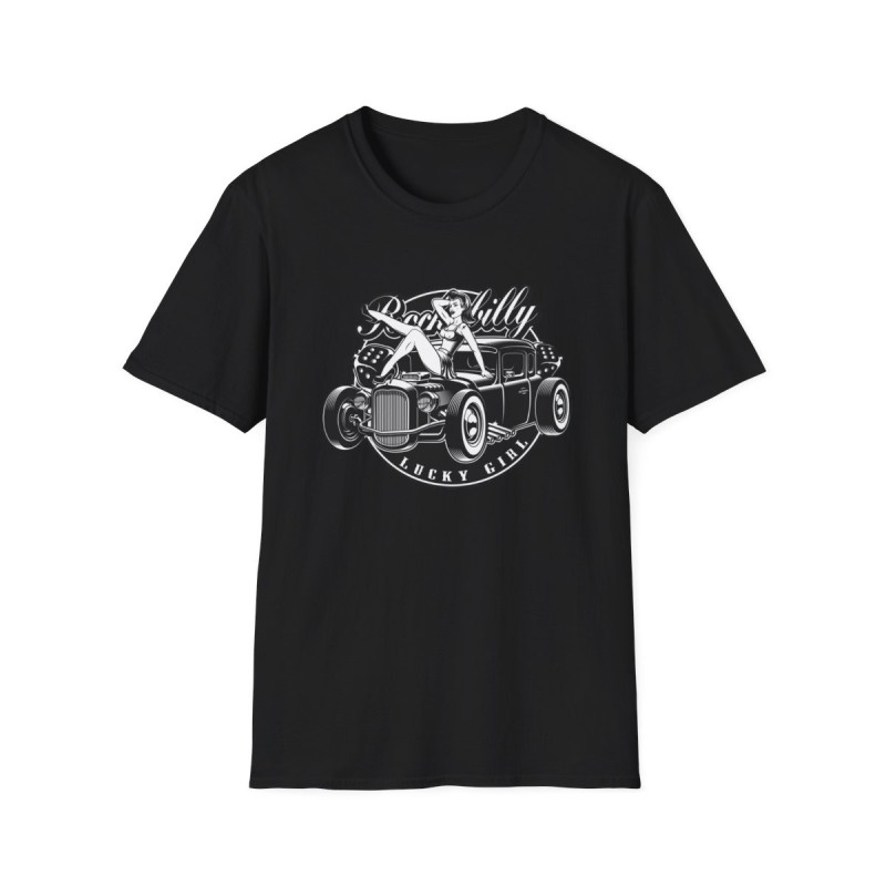 Lucky Girl Rockabilly Tee