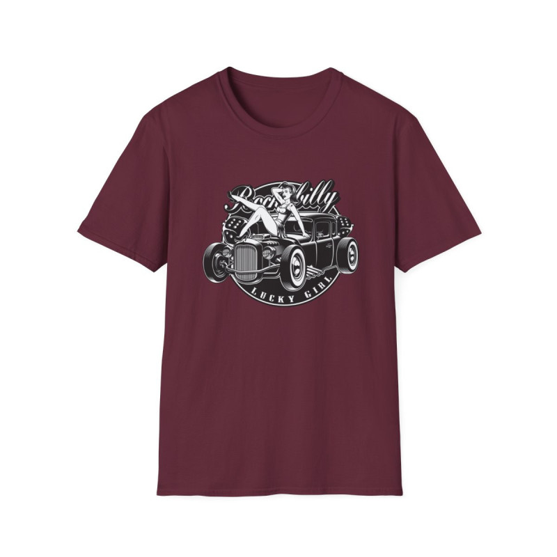 Lucky Girl Rockabilly Tee