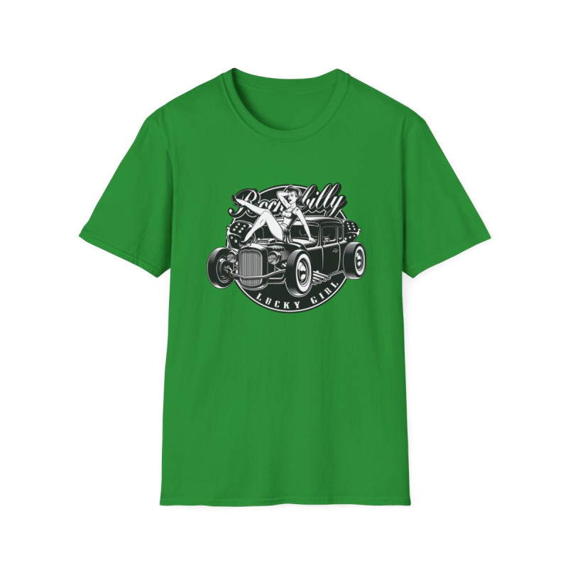 Lucky Girl Rockabilly Tee